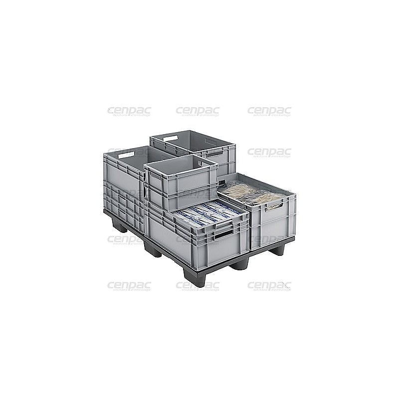 Bac gerbable ne bleu 15l  dim int  356 x 256 x 160 un bac